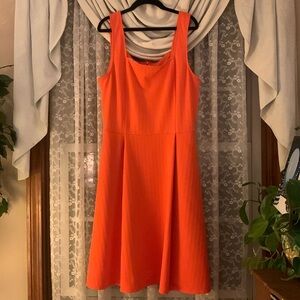 💕5 for $20💕LONDON TIMES Fit & Flare Dress In Orange